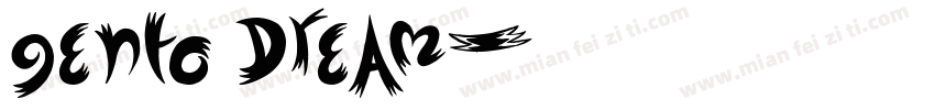 gento dream字体转换